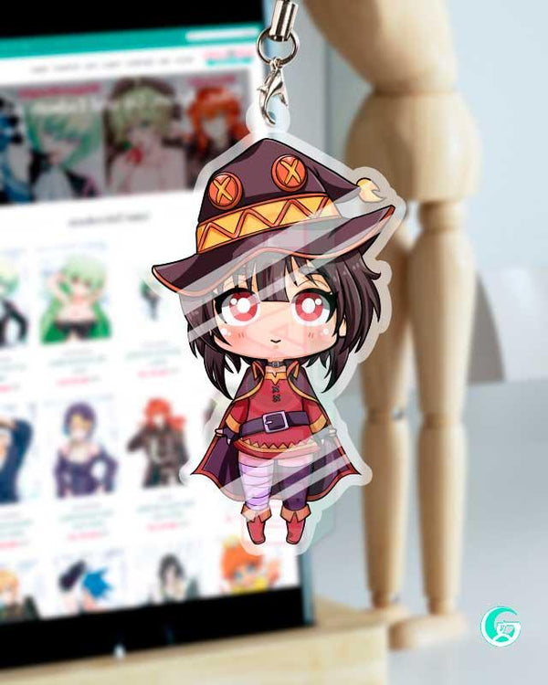 Megumin KONOSUBA Acrylic Keychain charm Limiko